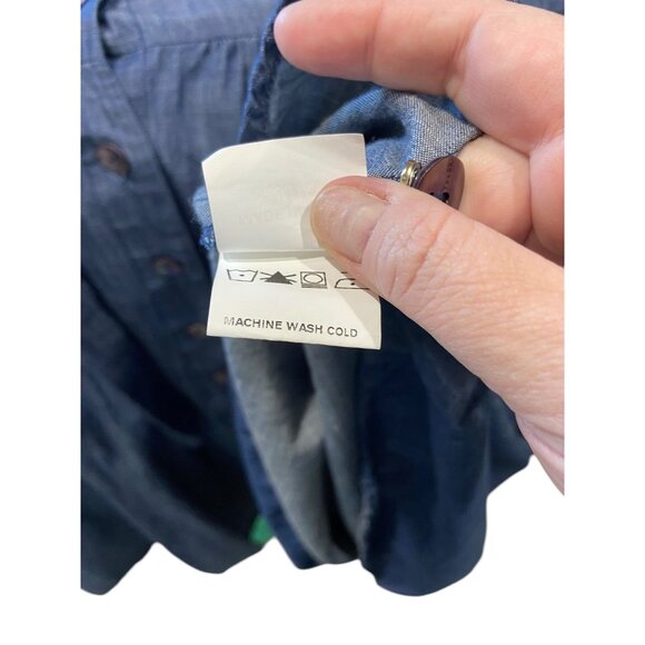 eShakti Blue Midi Dress - Picture 5 of 15